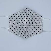 Algopix Similar Product 6 - 100 Cotton White with Polka Dots