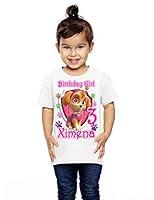 Algopix Similar Product 6 - Girl Paw Patrol Birthday Shirt Add Any