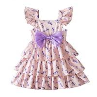 Algopix Similar Product 7 - NNJXD Princess Girl Floral Summer Dress