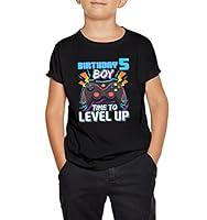 Algopix Similar Product 16 - 5th Birthday Boy Time To Level Up Game