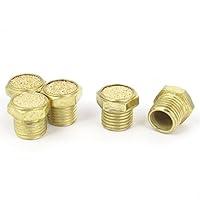 Algopix Similar Product 10 - uxcell 14BSP Thread Flat Head Brass