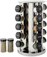 Algopix Similar Product 10 - Kamenstein 20 Jar Revolving Countertop