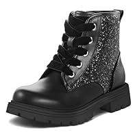 Algopix Similar Product 3 - K KomForme Girls Glitter Ankle Boots