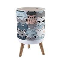 Algopix Similar Product 6 - Trash Can with Lid Seamless pattern