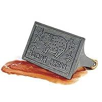 Algopix Similar Product 4 - Norpro Cast Iron Bacon Press with Wood
