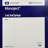 Algopix Similar Product 8 - Monoject Oral Syringe 3ml Clear  Box