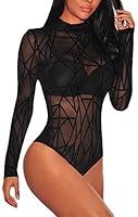 Algopix Similar Product 4 - JomeDesign Womens Long Sleeve Sheer