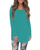 Algopix Similar Product 15 - SUNNYME Long Sleeve T Shirt Women