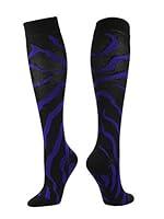 Algopix Similar Product 12 - TCK Sports Krazisox Zebra Stripe Socks