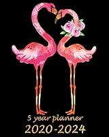 Algopix Similar Product 10 - 5 Year Planner 20202024 Pink Flamingo