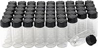 Algopix Similar Product 12 - NewZoll 50Pcs Clear Glass Bottles 10ml