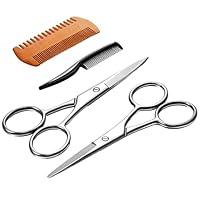 Algopix Similar Product 6 - TecUnite 4 Pieces Beard Trimming