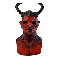 Algopix Similar Product 18 - Muised Halloween Mask Scary Red Demon