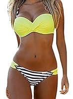 Algopix Similar Product 20 - Aleumdr Womens Striped Print V Neck