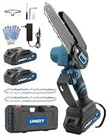 Algopix Similar Product 7 - Umeky Mini Chainsaw Cordless 6 Inch