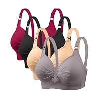 Algopix Similar Product 10 - 4 Pack Bras for Women 2024 Full Support