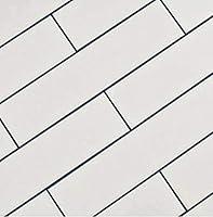 Algopix Similar Product 4 - 2x8 White Subway Wall Tile Backsplash