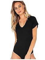 Algopix Similar Product 17 - MakeMeChic Womens Basic V Neck T Shirt