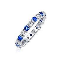 Algopix Similar Product 16 - Cubic Zirconia Blue White Alternating