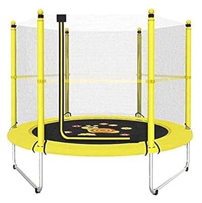 FirstE 48 Foldable Fitness Trampolines, Rebound Recreational Exercise  Trampoline with 4 Level Adjustable Heights Foam Handrail, Jump Trampoline  for