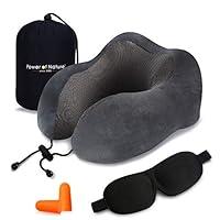 Algopix Similar Product 8 - Travel Pillow Luxury Memory Foam Neck 