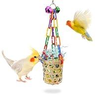 Algopix Similar Product 10 - Wontee Bird Toys Colorful Shredding