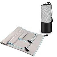 Algopix Similar Product 3 - Etmury Microfiber Travel Towel Set