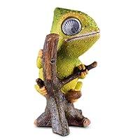 Algopix Similar Product 7 - Chameleon Solar Garden Decorations