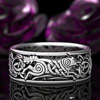 Algopix Similar Product 5 - Cutesmile Vintage Silver Ring Nordic