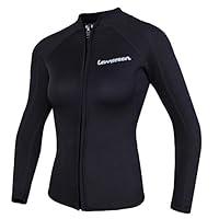 Algopix Similar Product 19 - Lemorecn Womens 3mm Wetsuits Jacket