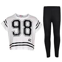 Algopix Similar Product 1 - Girls Top Kids 98 Print Stylish Crop
