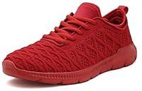 Algopix Similar Product 10 - Joomra Women Walking Shoes All Red