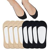 Algopix Similar Product 5 - SIXDAYSOX Womens No Show Socks 8 Pairs