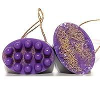 Algopix Similar Product 13 - 2 in 1 Loofah and Massage Soap with