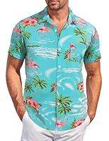 Algopix Similar Product 9 - Hawaiian Shirt for Men  Mens Hawaiian