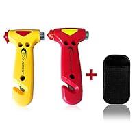 Algopix Similar Product 9 - Car Safety Hammer Window Breaker and