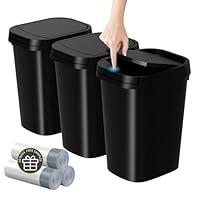 Algopix Similar Product 5 - KSSKSS 3 Pack Bathroom Small Trash Can