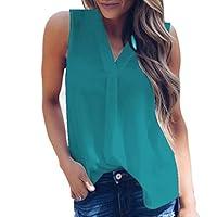 Algopix Similar Product 17 - Winsummer Womens Casual Sleeveless V
