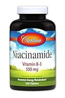 Algopix Similar Product 19 - Carlson Niacinamide 500 mg FlushFree