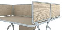 Algopix Similar Product 10 - 18 Acoustical Desk Mounted Privacy