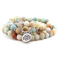 Algopix Similar Product 20 - GVUSMIL 8mm 108 Mala Beads Wrap