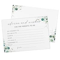 Algopix Similar Product 2 - 50pcs Baby Shower Advice Cards Advice