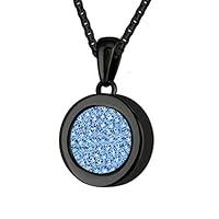 Algopix Similar Product 6 - Quiges Black Stainless Steel 12mm Mini