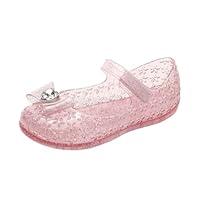 Algopix Similar Product 20 - Jelly Shoes for Girls Soft Soled Pearl