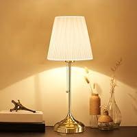 Algopix Similar Product 3 - HPUFKOT LED Metal Table Lamp Fabric