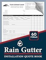 Algopix Similar Product 8 - Rain Gutter Installation Quote Book