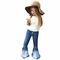 Algopix Similar Product 17 - Fineser Little Girls Vintage Jeans