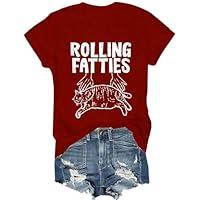 Algopix Similar Product 2 - Rolling Fatties Cat Shirt Funny Cat