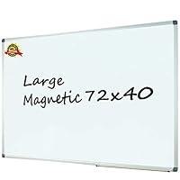 Rolling Magnetic Whiteboard 70 x 36 Large Portable Dry Erase Board with  Stand