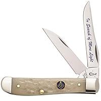 Algopix Similar Product 15 - Case Masonic Mini Trapper Bone